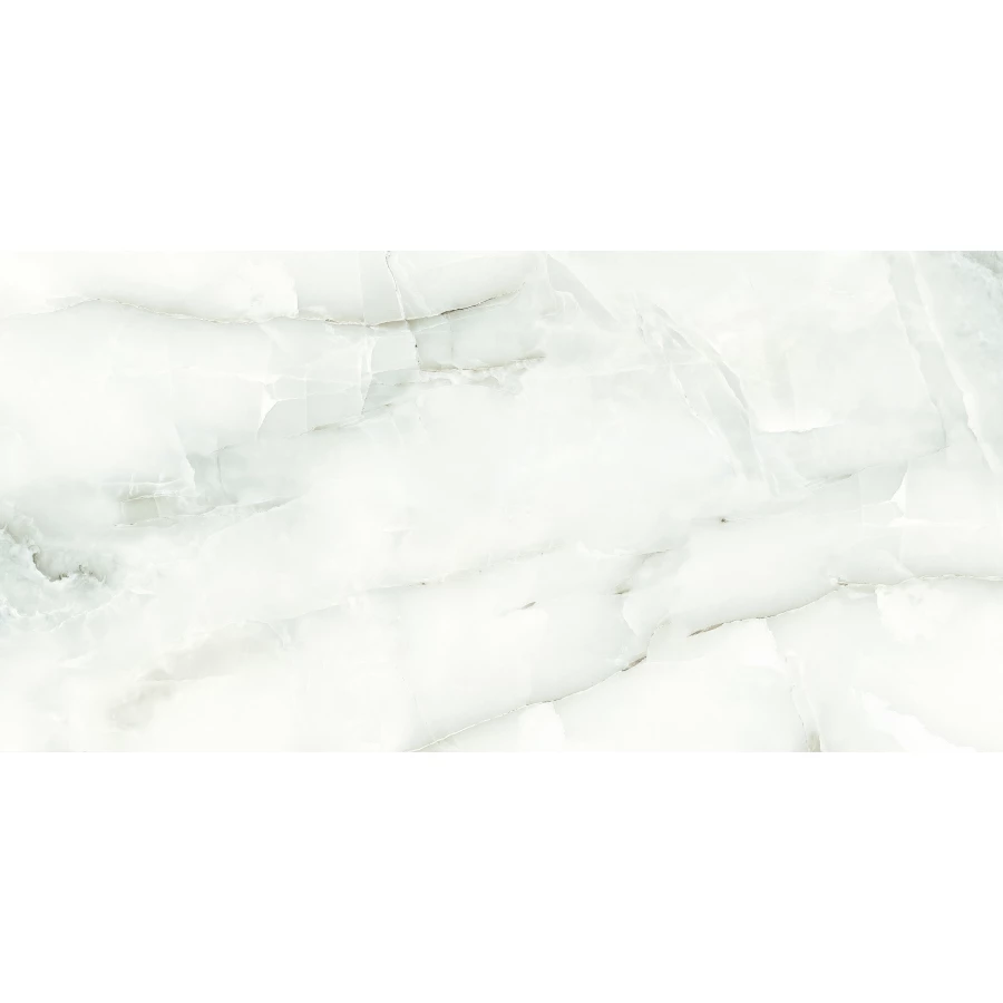 Керамогранит lamore Ceramic Gloss 60х120 Antique Onici глянцевый белый 60/120-006 120х60 см