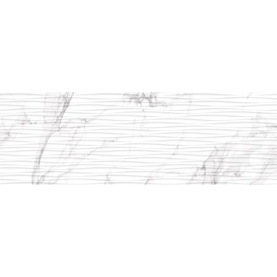 Плитка настенная Primavera Omnia White Decor 03 glossy DG03-03 90х30 см