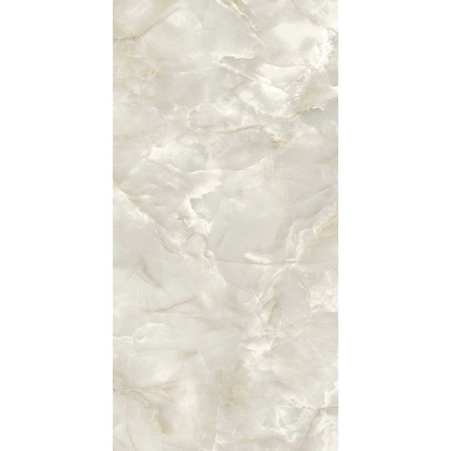 Керамогранит Fondovalle Onyx Ice Crystal Polished глянцевый белый INF3067 120х60 см