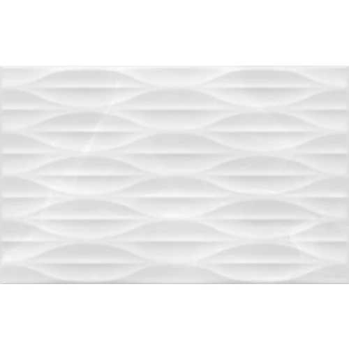 Плитка настенная Gracia Ceramica Эдем низ 03 глянцевая белая 010100001551 40х25 см