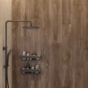 Керамогранит Creanza Husk Wood Wenge матовый венге CW-RT14-B 120х20 см