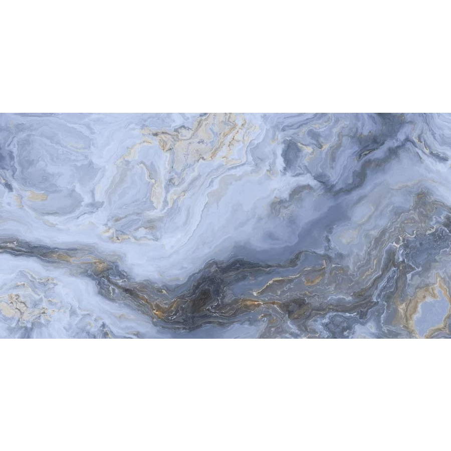 Керамогранит Neodom Luxury Arabesque Blue Polished голубой N20354 120x60 см