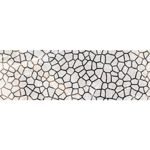 Плитка настенная Sina Tile Varna Light Grey Rustic глянцевая серая 1399 90х30 см