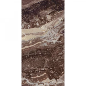 Плитка настенная Azori Atlas Dark глянцевая коричневая 00-00109609 63х31,5 см