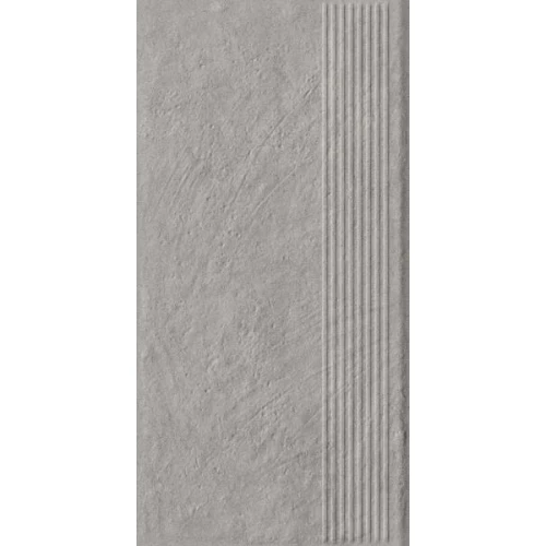 Ступень Ceramika Paradyz Carrizo Grey Stopnica Prosta Struktura Mat 60х30 см