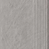 Ступень Ceramika Paradyz Carrizo Grey Stopnica Prosta Struktura Mat 60х30 см
