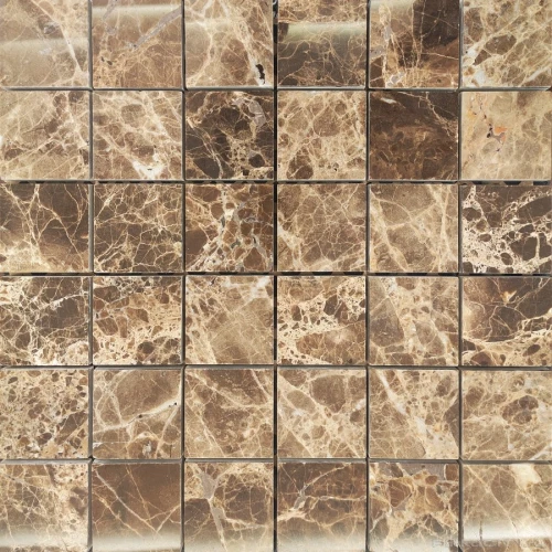 Мозаика Marmocer Mosaic Emperador Dark 4.7x4.7 MC028-M1 31.2x31.2 см