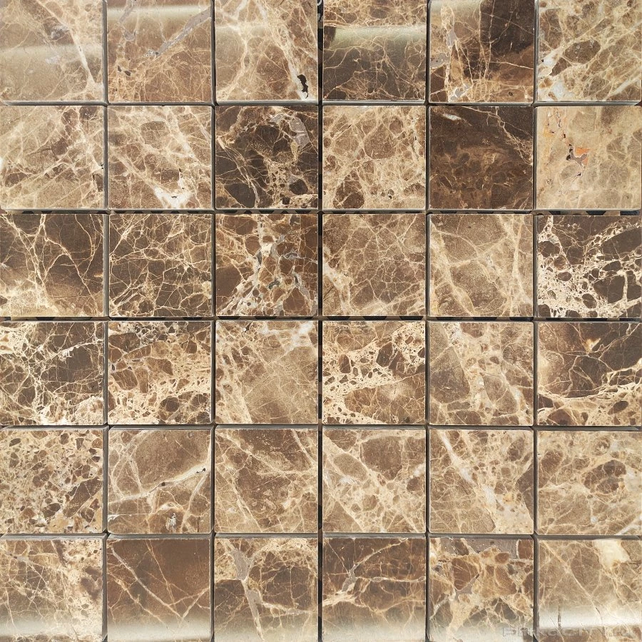 Мозаика Marmocer Mosaic Emperador Dark 4.7x4.7 MC028-M1 31.2x31.2 см