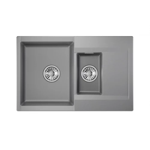 Кухоннай мойка Granula Estetica 7808, АЛЮМИНИУМ 78x50x20 см