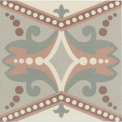 Керамогранит Revoir Paris Бель Истуар Лили Лигне / Bel Histoire Lili Ligne матовый коричневый VVS1515_076 15х15 см