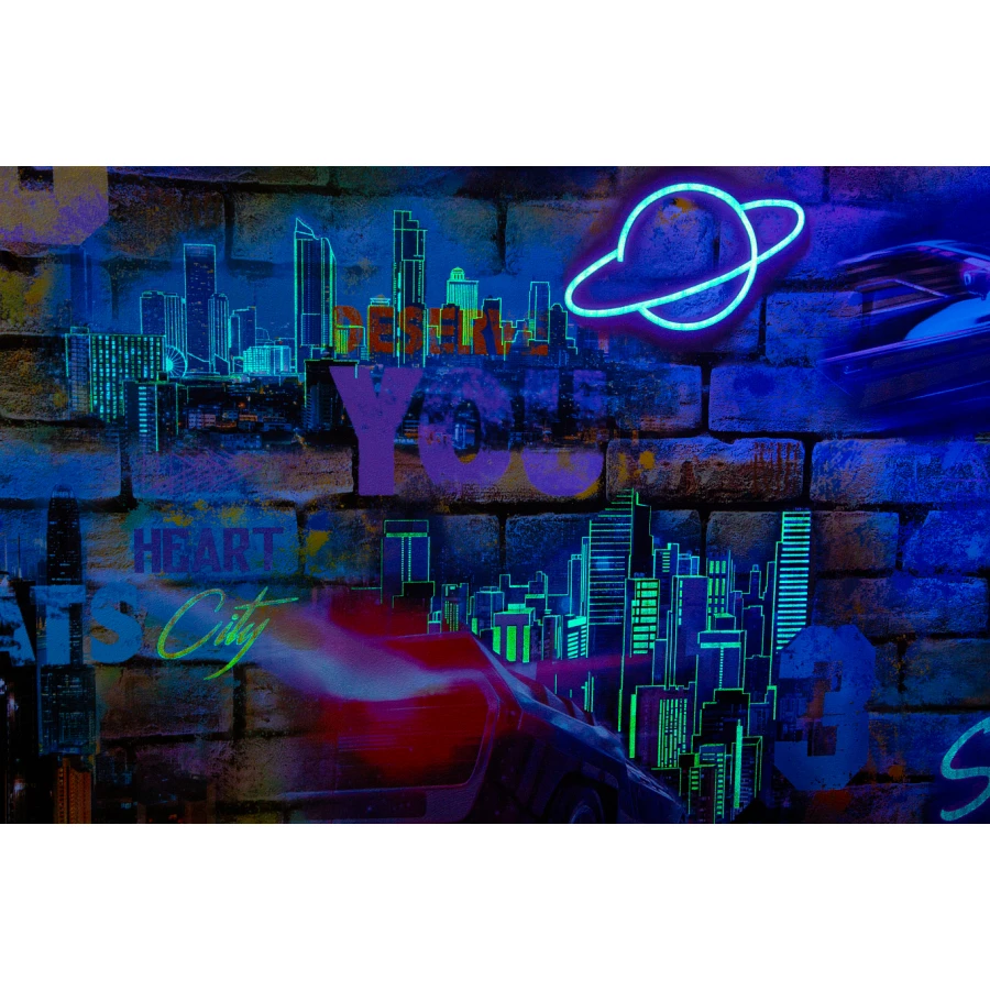 Обои флизелиновые Palitra Home HomeColor Pulse синие HC71616-56 1.06х10.05 м