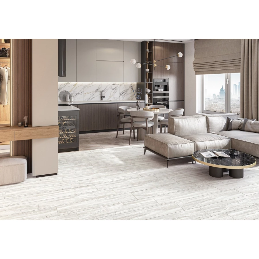 Керамогранит матовый ALMA Ceramica Wonderwood 1,62 кв.м. 0,8GFA92WDW07R 90х20х0,8 см