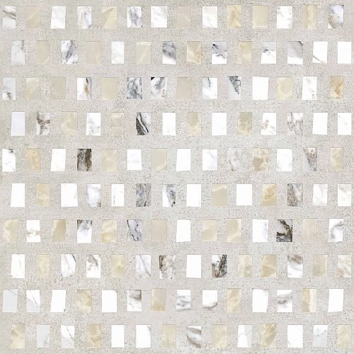 Декор Vitra Marble-Beton Геометрический Светлый Лаппато 60х60 см