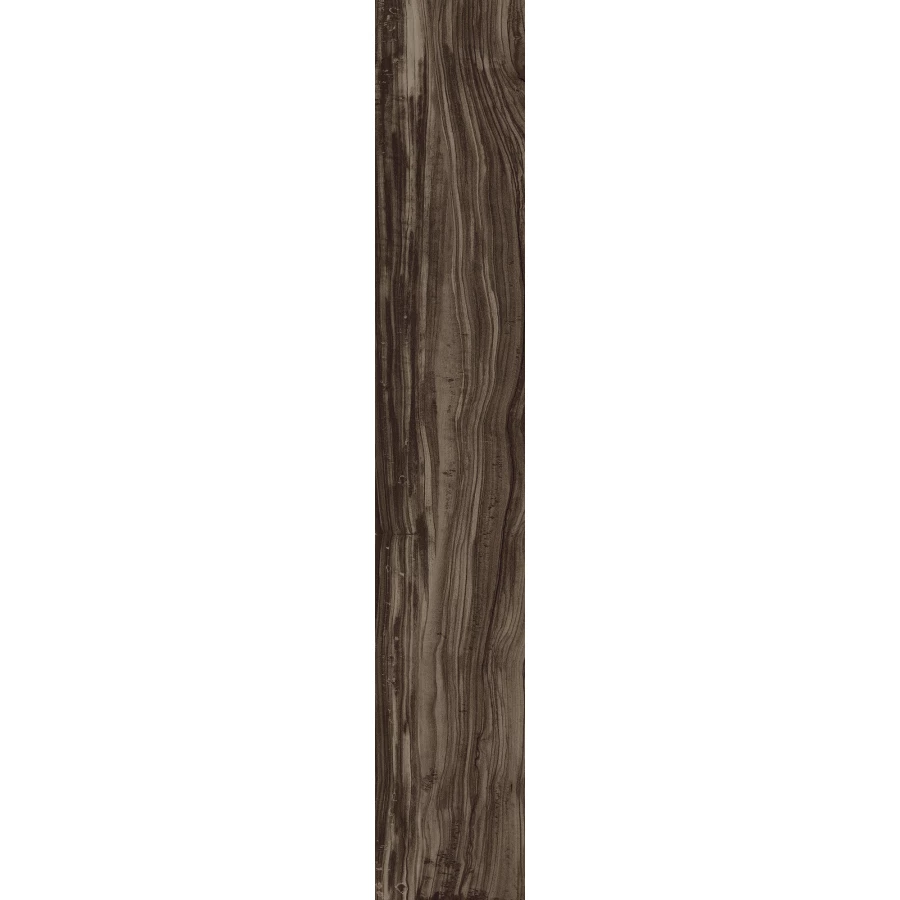 Керамогранит Creanza Pearsian Wood Charcoal Carving темно-коричневый CW-CR01-B 120х20 см