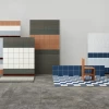 Керамогранит Mutina Динторни Скала Соле / Dintorni Scala Sole матовый голубой ISDSS03 20,5х20,5 см