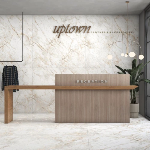 Керамогранит Neodom Marble Glister Gold Carving матовый белый N20581 160х80 см