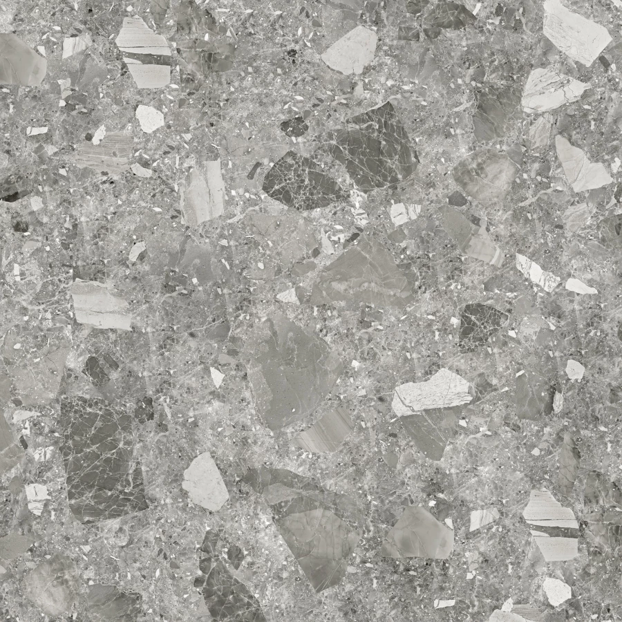 Керамогранит ALMA Ceramica Steel rock sugar-эффект серый GFU04STE70R 60х60х0,95 см