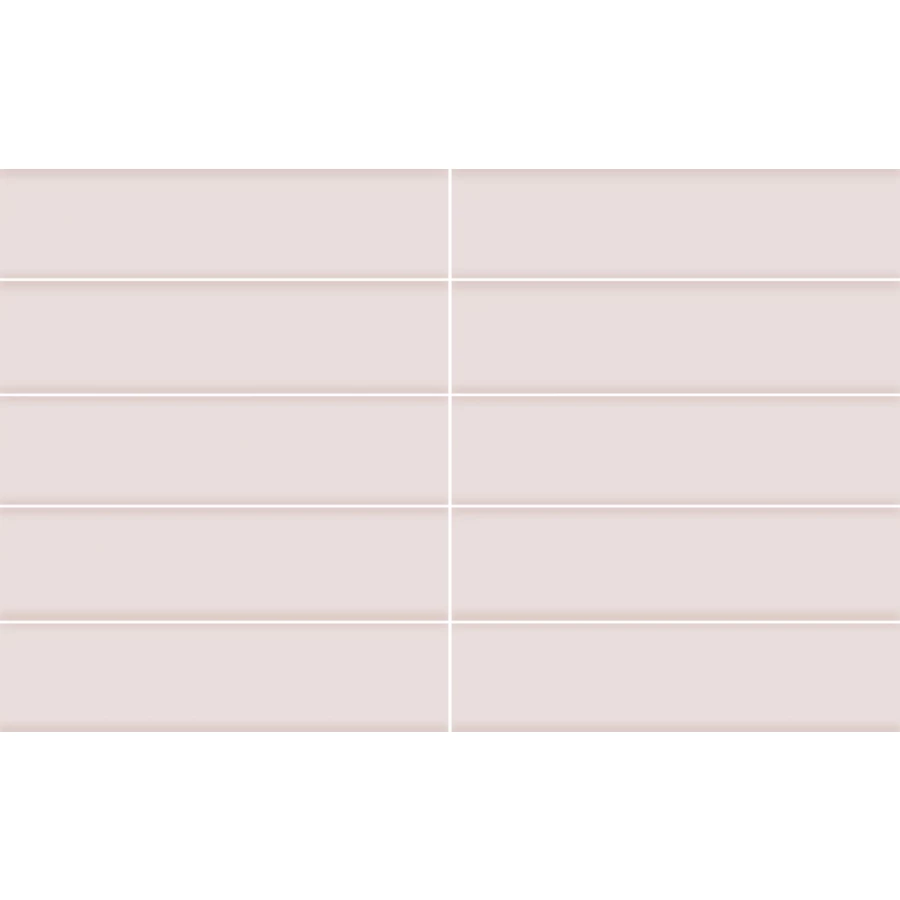 Плитка настенная Creto Aquarelle Lichee глянцевая розовая 1,008 м2 12-01-4-29-10-43-2562 24х5,8 см