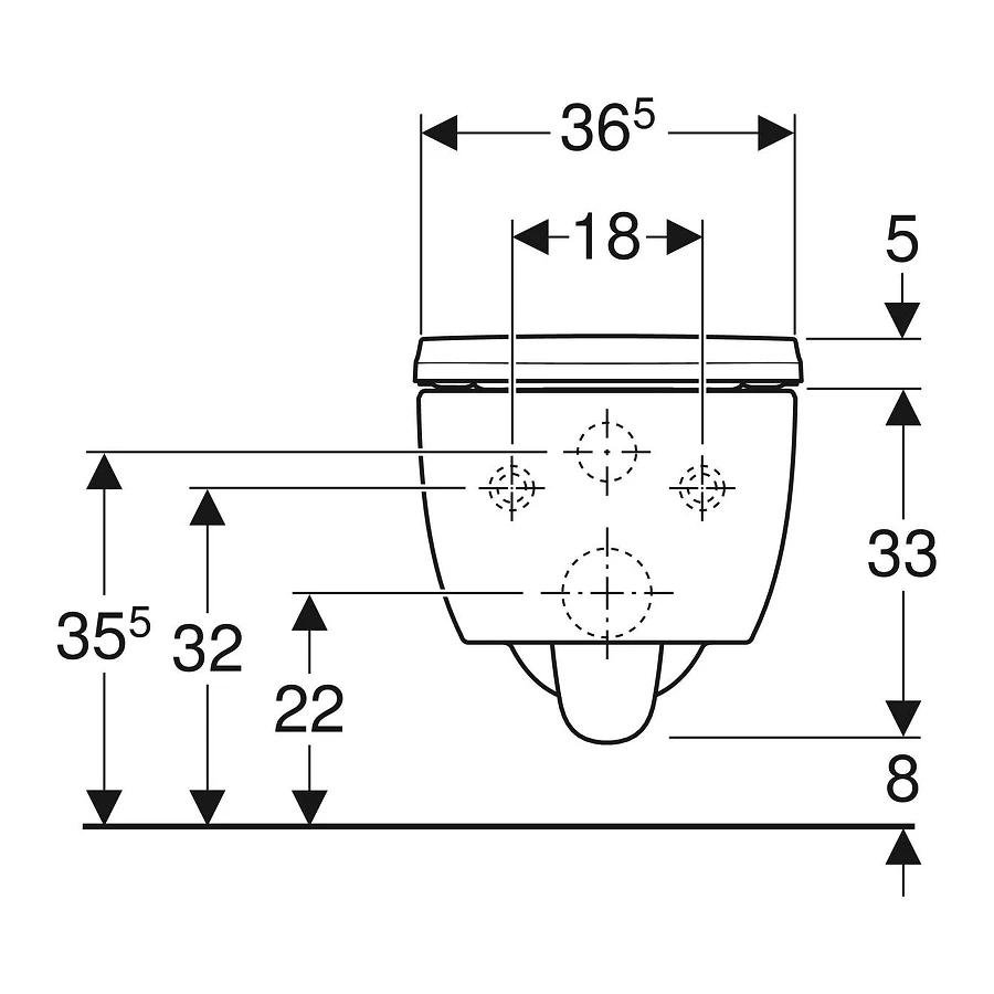 Унитаз подвесной Geberit iCon с микролифтом 500.784.01.1
