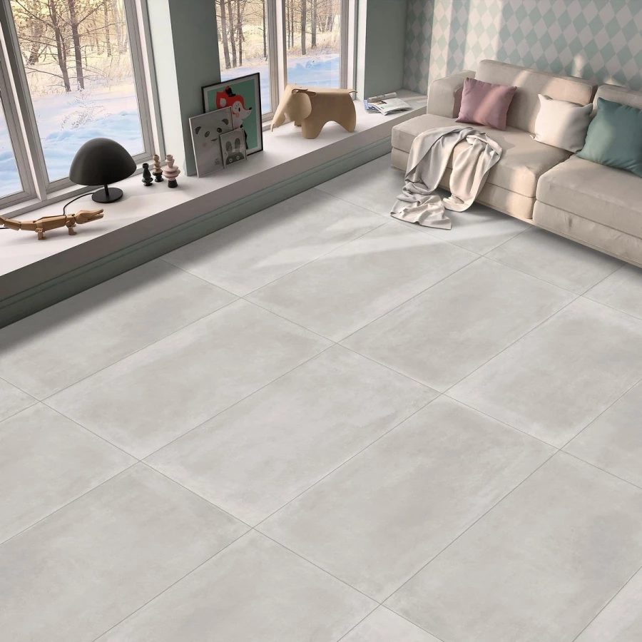 Керамогранит Neodom Concept Concrete Grey Matt матовый серый N12543 120x60 см