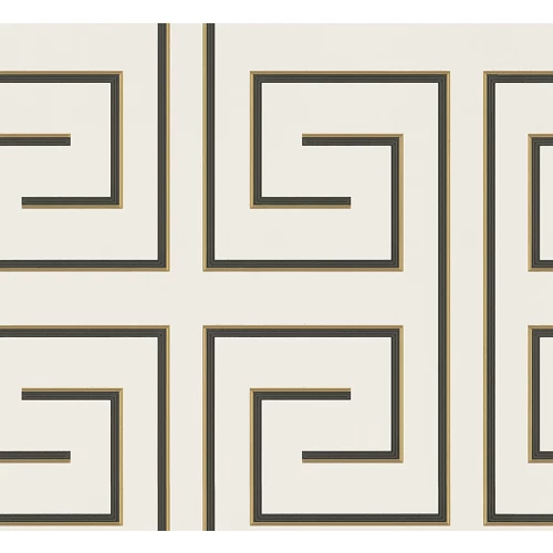 Обои флизелиновые Zambaiti Parati Vision черно-белые 76001 0,7х10,05 м