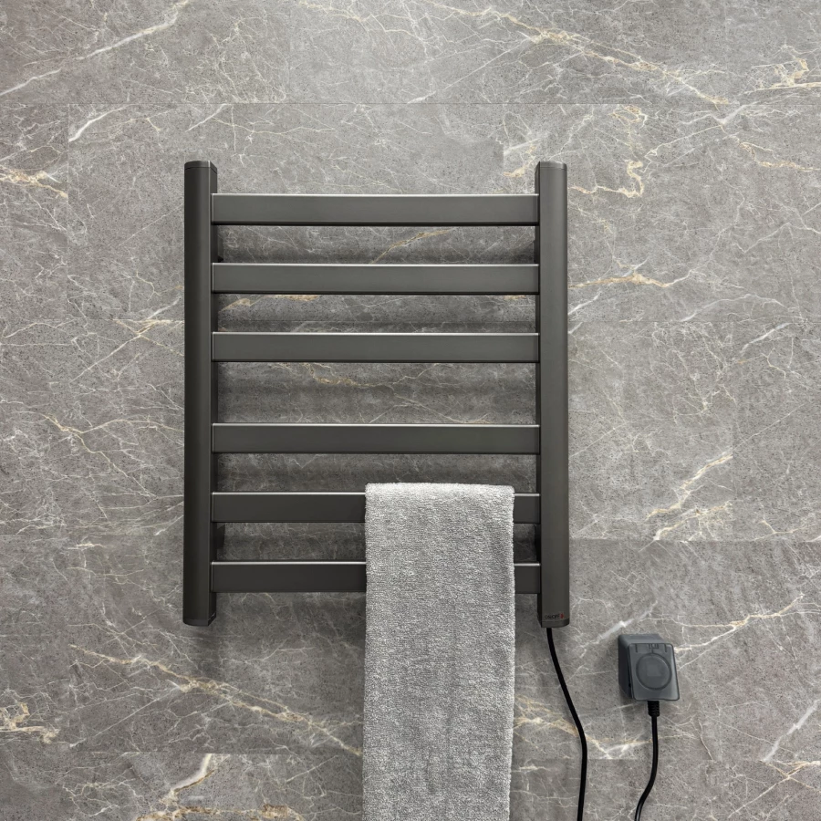 Полотенцесушитель электрический Fixsen Basic графит FX-7400F 60х50 см
