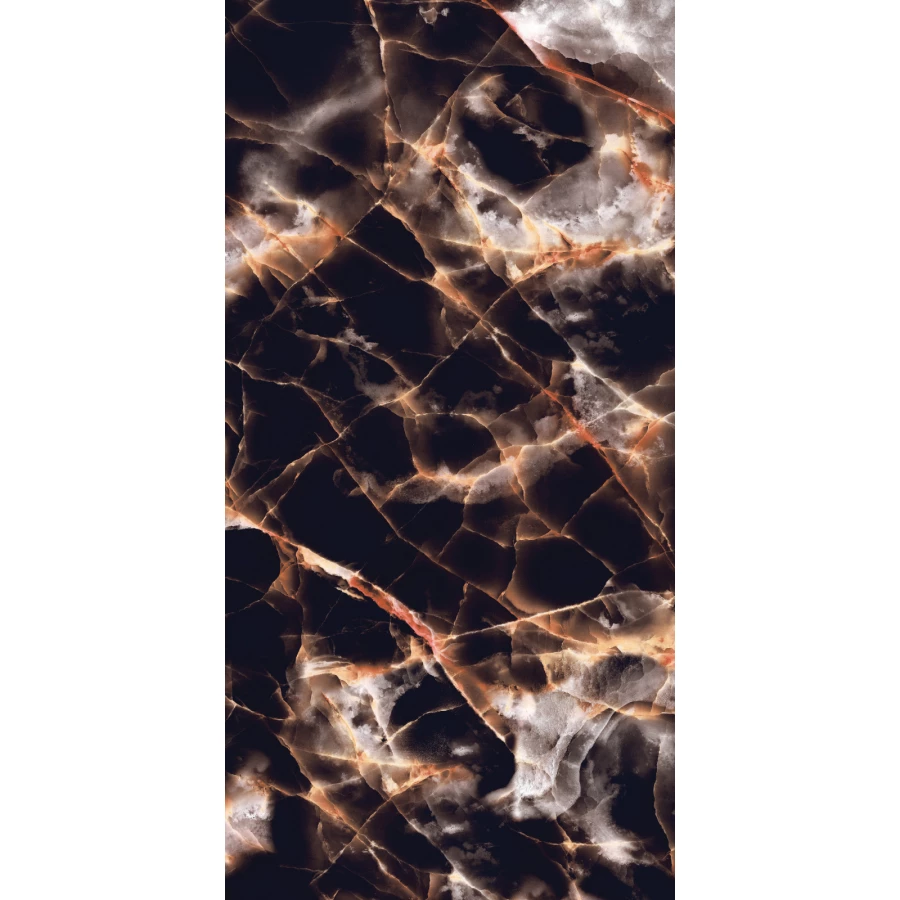 Керамогранит Maimoon Ceramica Hg Glossy Onyx shelter black 120х60 см