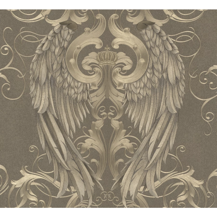 Обои флизелиновые Marburg Glööckler Pompöös Provence золотые 52540 0,7х10,05 м