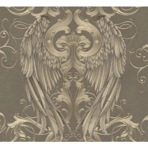 Обои флизелиновые Marburg Glööckler Pompöös Provence золотые 52540 0,7х10,05 м