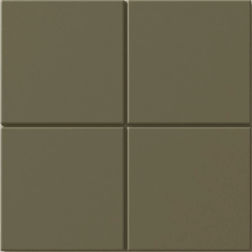 Керамогранит WOW Растр Грид М Мосс / Raster Grid M Moss матовый зеленый 131361 15х15 см