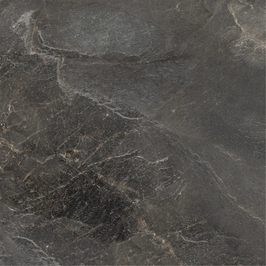 Керамогранит Delacora Инфинити темный / Infinity Dark матовый чёрный D60254M 60х60 см
