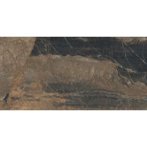 Керамогранит Laparet Lunar Marron матовый+гл.чернила коричневый 160х80 см