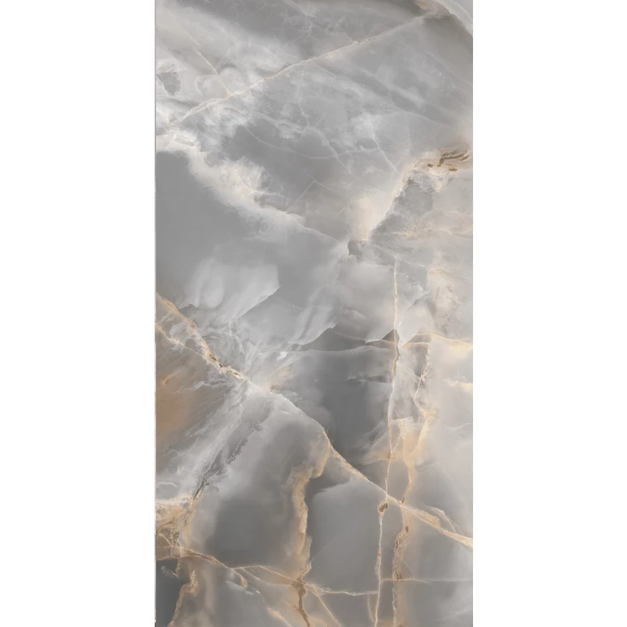 Керамогранит Arcadia Ceramica Onyx Royal Full Polished серый FP1038-A 120х60 см