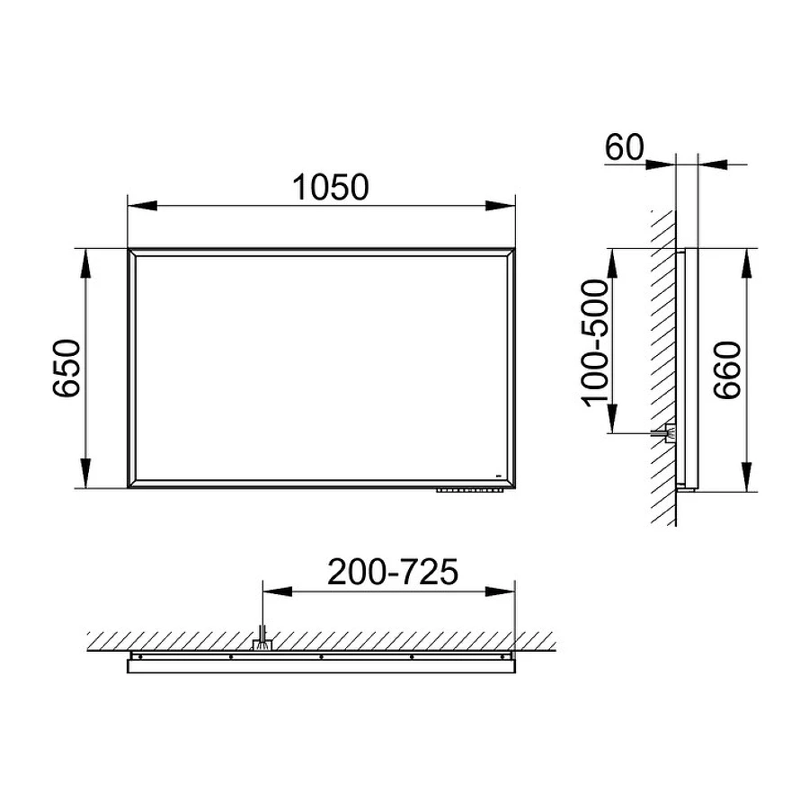 Зеркало с подсветкой Keuco Royal Lumos 14597174000