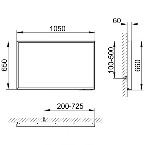Зеркало с подсветкой Keuco Royal Lumos 14597174000