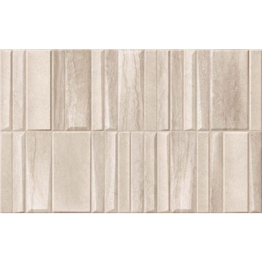 Плитка настенная Шахтинская плитка Треви низ 03 матовая бежевая 010100001562 40х25 см