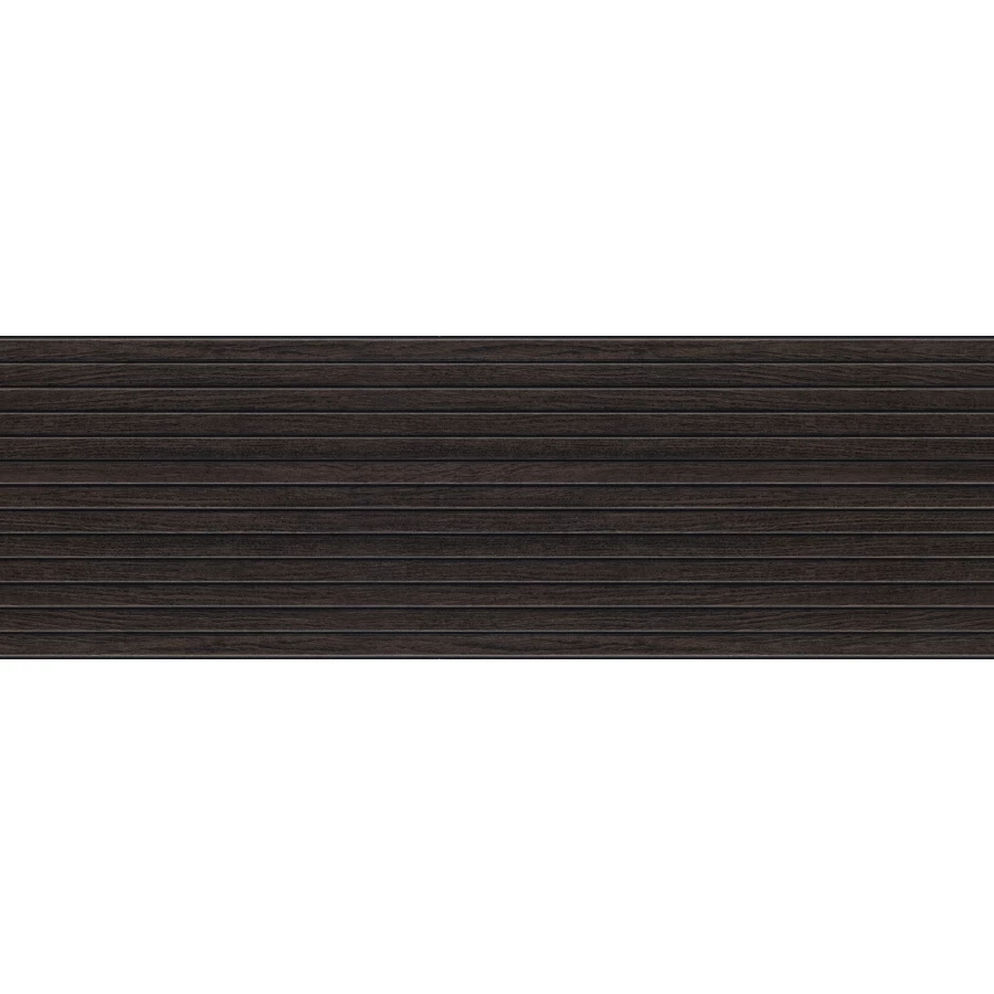 Плитка настенная Eurotile Ceramica Татами Дарк матовая темно-коричневая 696 100x32,5 см