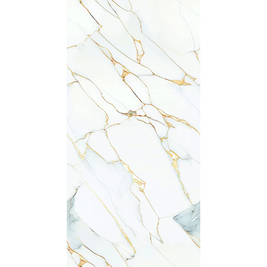 Керамогранит lamore Ceramic Carving 60х120 Costa Gold матовый карвинг белый 60/120-018 120х60 см