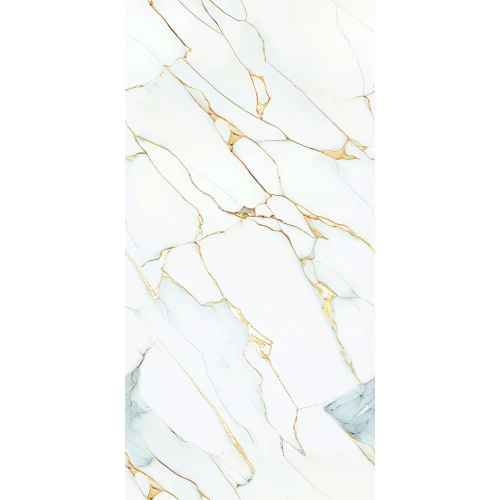 Керамогранит lamore Ceramic Carving 60х120 Costa Gold матовый карвинг белый 60/120-018 120х60 см