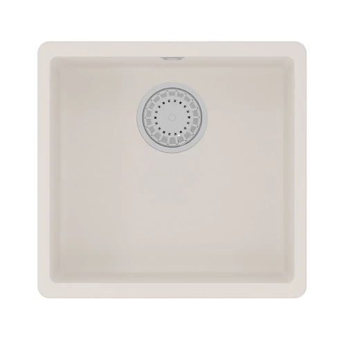 Кухонная мойка Lemark Sinara 440-U подстольного монтажа из кварцгранита цвет Жасмин 9910070 44х42 см