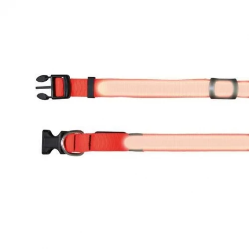 Ошейник для собак Trixie светящийся мигающий 55-70 см 25 мм