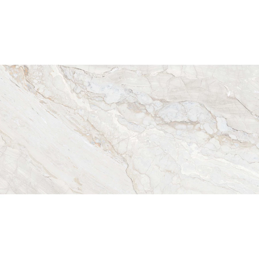 Керамогранит Realistik RS Gravel White Carving белый 120х60 см