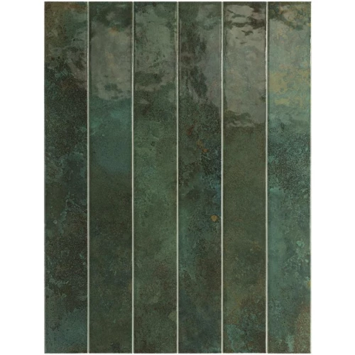 Плитка керамическая Equipe Бали Исле оф Пинес / Bali Isle of Pines глянцевый зеленый 31552 40х5 см