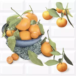 Панно Azori Vogue citrus 583012024 40,5х40,2 