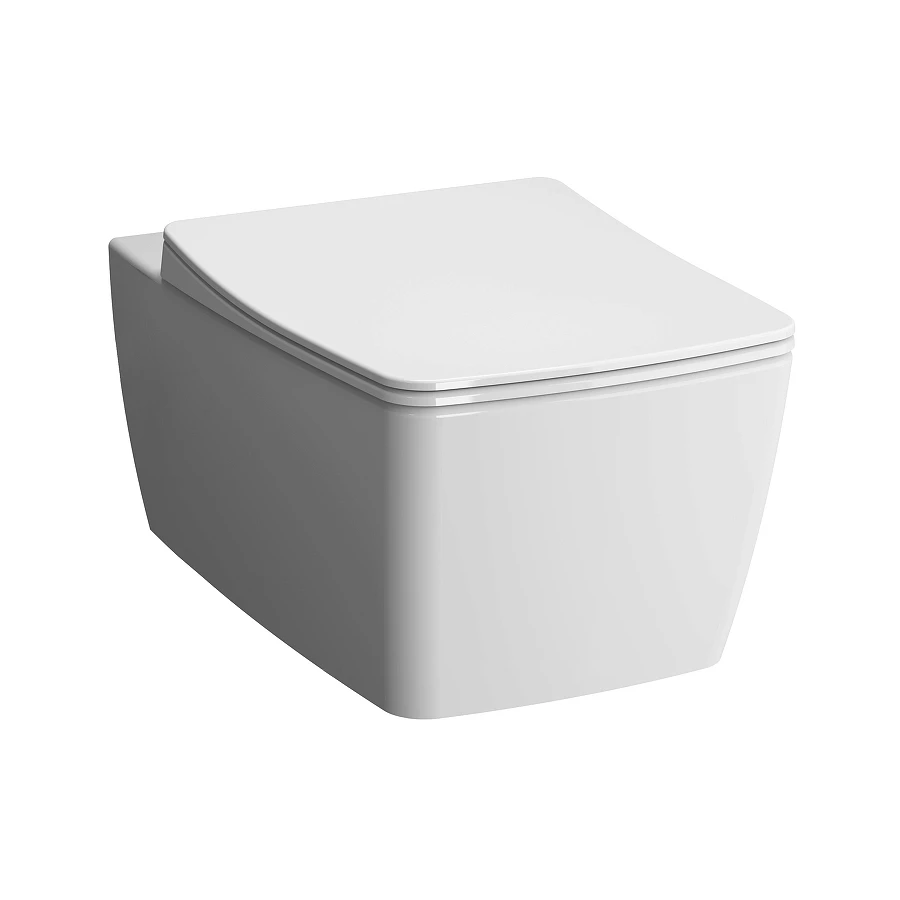 Комплект Vitra Metropole унитаз подвесной безободковый с тонким сиденьем МЛ инсталляция панель смыва матовый хром 9820B003-7201