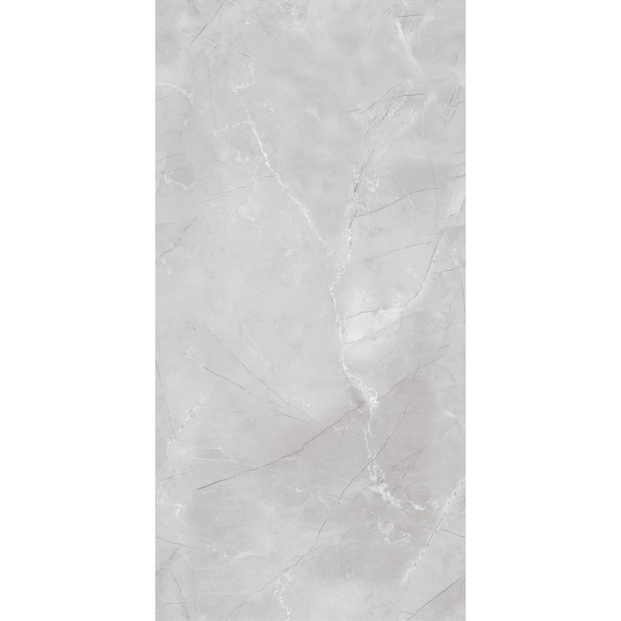 Керамогранит Seratonia Glossy Jordan Bianco серый 120х60 см