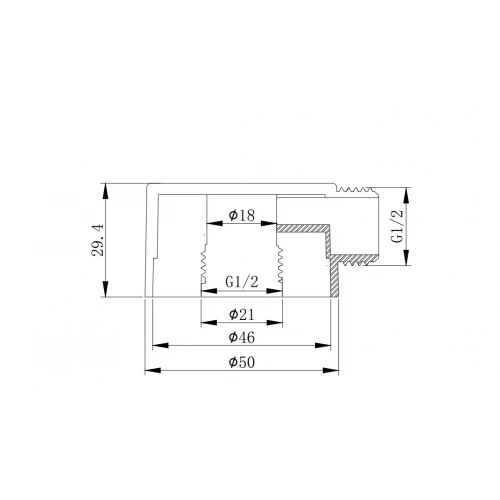 Шланговое подсоединение Aquatek AQ2454CR