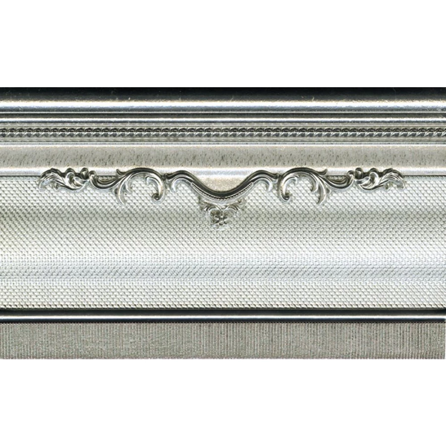 Бордюр El Molino Zoc yute plata-perla 15*25 