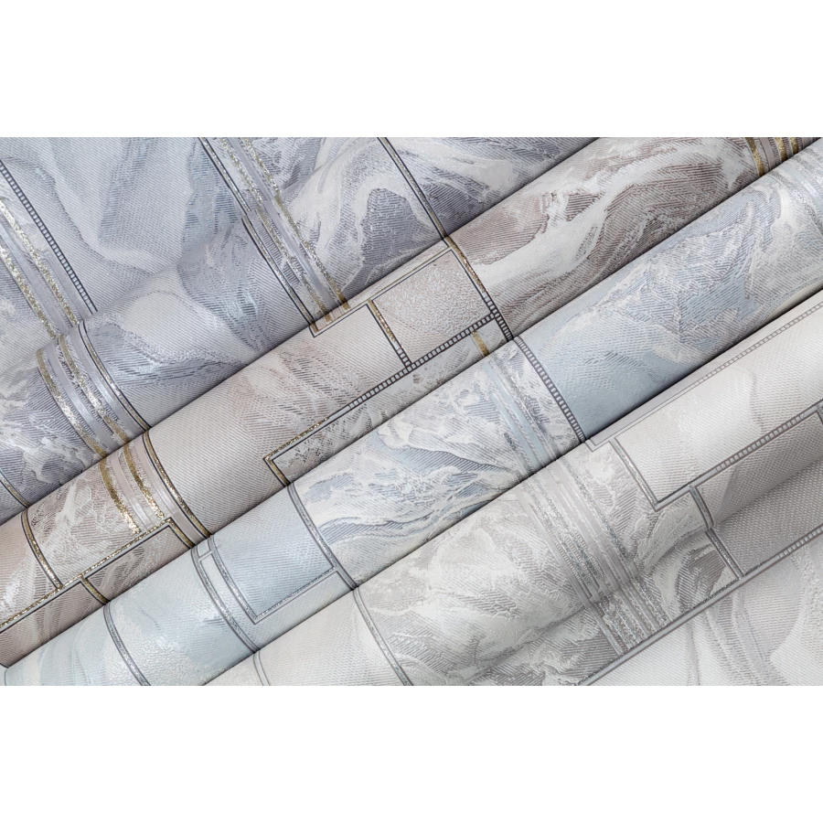 Обои бумажные Palitra Life Protect-Milíssima серые PL11062-12a 0,53х10,05 м