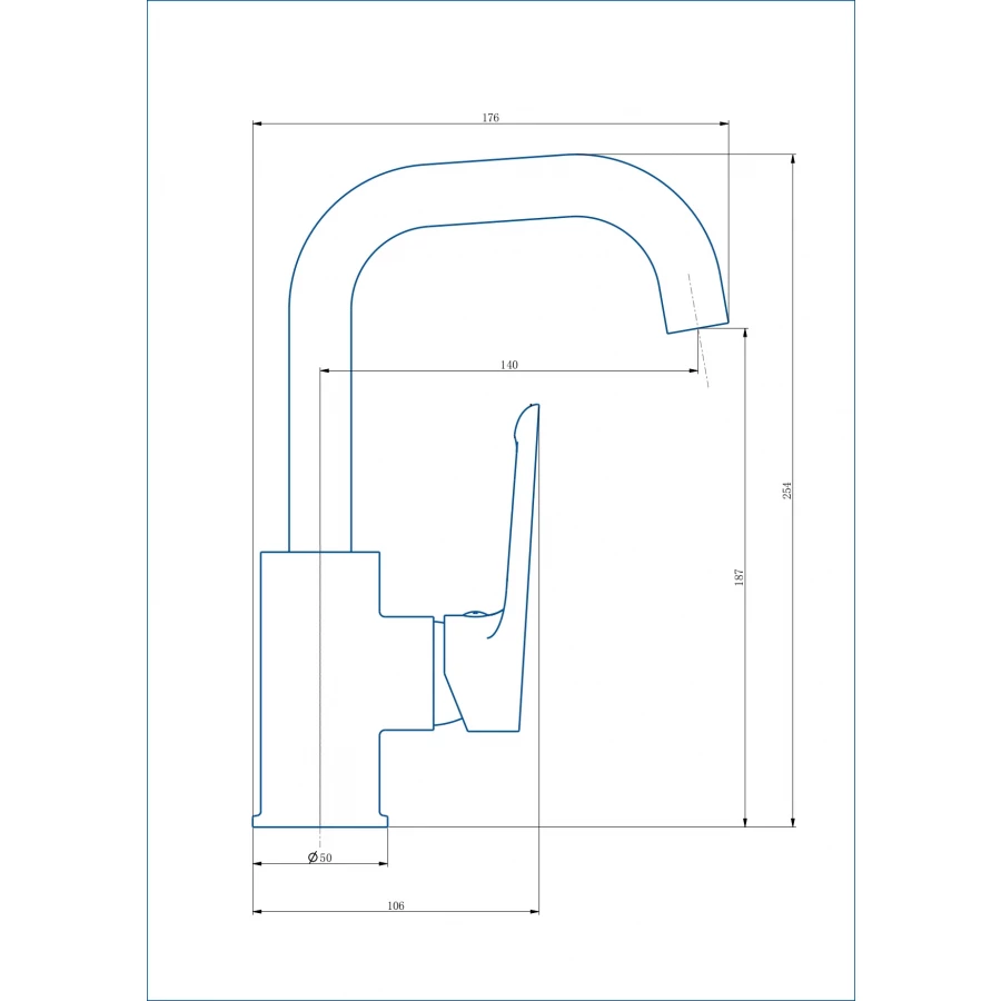 Смеситель для раковины Esko Lagos LG26M